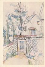 4  wat oudere Kunstkaarten van Paul Cézanne, Verzenden, 1940 tot 1960, Ongelopen, Cultuur en Media