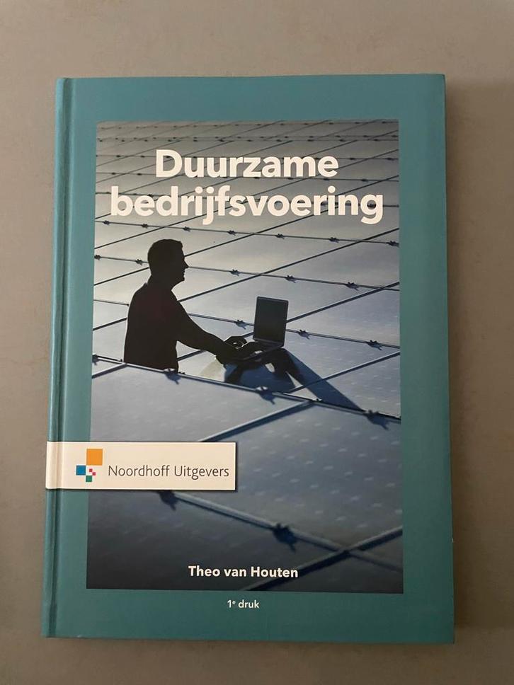 Duurzame Bedrijfsvoering - Theo van Houten, Boeken, Economie, Management en Marketing, Zo goed als nieuw, Management, Ophalen of Verzenden