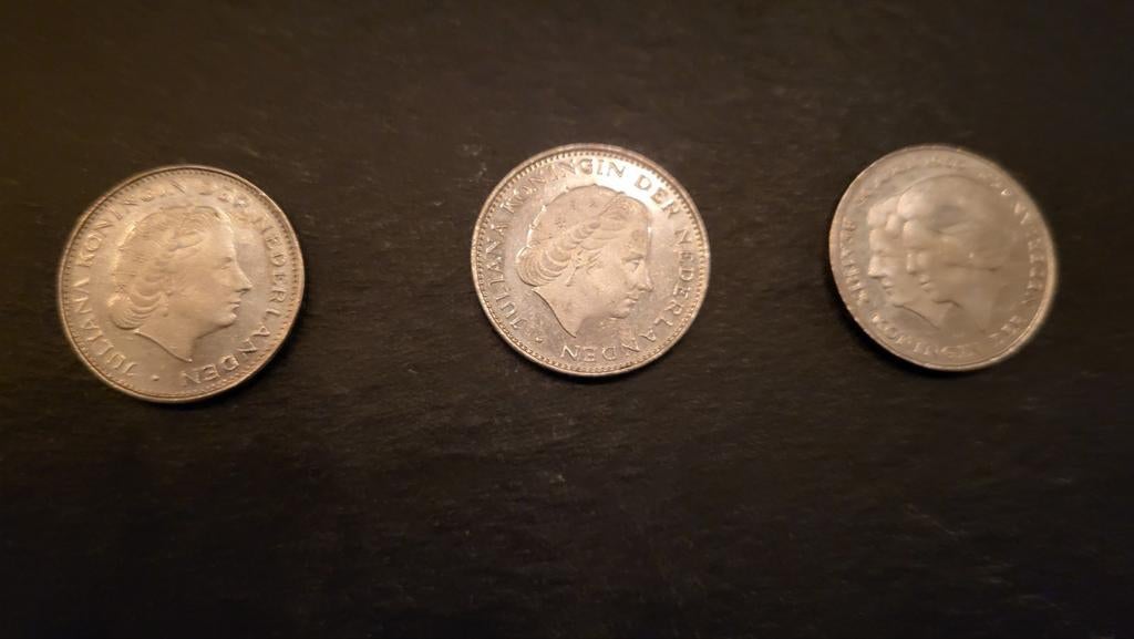 3 rijksdaalders, Postzegels en Munten, Munten | Nederland, Ophalen of Verzenden, Koningin Juliana, 2½ gulden