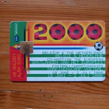 KPN telefoonkaart kampioenschsp voetbal 2000 beschikbaar voor biedingen