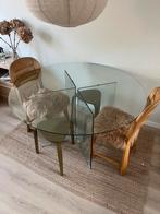 Ronde design eettafel glas – Kartell / HK Living / Westwing, Huis en Inrichting, Ophalen, Rond, Vijf personen of meer, 100 tot 150 cm