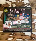 Casino Bordspel - 5 in 1!, Drie of vier spelers, Ophalen of Verzenden, Gebruikt