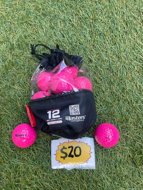 Masters roze golfballen, Sport en Fitness, Golf, Nieuw, Bal(len), Overige merken, Ophalen of Verzenden