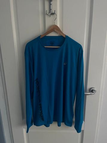 ASICS trainings longsleeve - heren - XL - Lichtblauw beschikbaar voor biedingen