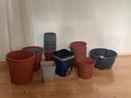 Diverse maten kweekpotten, Ophalen, Kunststof, Gebruikt, Rond