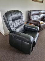 relax stoel, Huis en Inrichting, Fauteuils, Ophalen, Gebruikt, Leer, 75 tot 100 cm