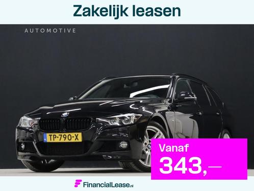 BMW 3 Serie Touring 318i M Sport [VOL LEDER, M-STUUR, ZWARTE, Auto's, BMW, Bedrijf, Lease, Financial lease, 3-Serie, ABS, Airbags