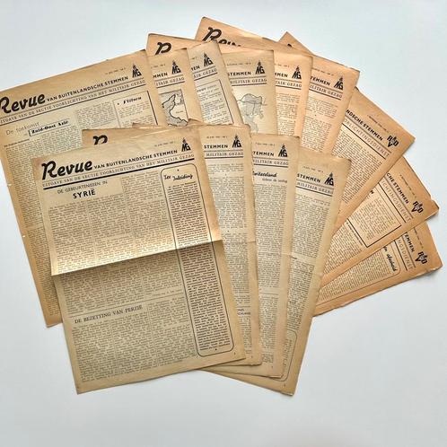 Bundel Revue krantjes | nummer 1 tot 13, Verzamelen, Militaria | Tweede Wereldoorlog, Landmacht, Boek of Tijdschrift, Nederland