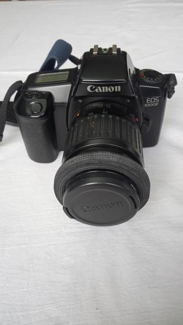 Fotocamera Canon EOS 1000F, Flitser, cameratas beschikbaar voor biedingen