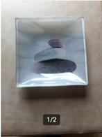 Design schaaltje glas met schelpen 20x20 cm, Huis en Inrichting, Keuken | Servies, Ophalen of Verzenden, Overige stijlen, Glas