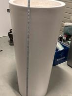 Hoge witte bloempot elho, Ophalen of Verzenden, Gebruikt