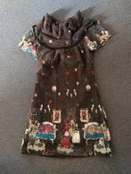 Vintage Jurk Kattenprint Maat S, Ophalen of Verzenden