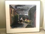gouache "Limburg" van Pieter Defesche, Antiek en Kunst, Ophalen