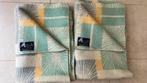 Woolly retro 100% wol kinderbed deken pastel groen 128*176, Ophalen of Verzenden, Gebruikt