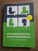 Psychologische Gespreksvoering - Lang & van der Molen, Ophalen of Verzenden, Zo goed als nieuw, Klinische psychologie, G. Lang & H.T. van der Molen