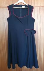Lindy Bop rockabilly jurk zwart met rood biesje 50 zgan, Kleding | Dames, Zwart, Maat 46/48 (XL) of groter, Ophalen of Verzenden