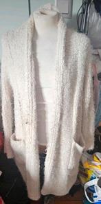 Beige lang vest, Ophalen of Verzenden, Zo goed als nieuw, Maat 46/48 (XL) of groter, Beige