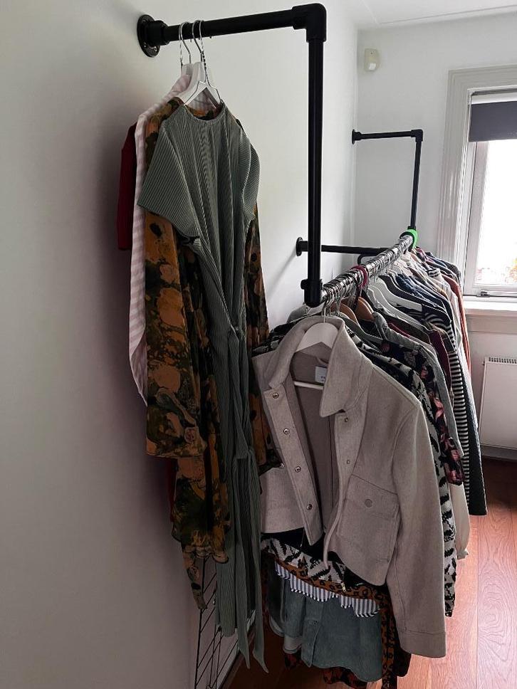 Kledingrek van Steigerbuizen zwart mat, Kleding | Dames, Kledingrekken, Zo goed als nieuw, Ophalen