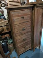 Prachtige ladekastjes €165,- p.s. 
30x50cm 120cm hoog, Huis en Inrichting, Kasten | Ladekasten, Ophalen, 100 tot 150 cm, Teakhout