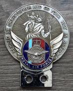 Om 1950 - 1970 Auto Mascotte Schild Embleem ROYAL AIR FORCE, Verzamelen, Nvt., Ophalen of Verzenden, Engeland, Embleem of Badge