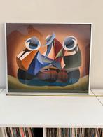 Mooi moder werk ban contreras kubisme, Antiek en Kunst, Kunst | Schilderijen | Modern, Ophalen of Verzenden