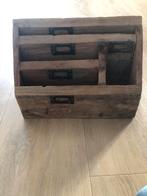 Houten Brievenbak / Bureau Organizer, Ophalen of Verzenden, Gebruikt