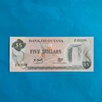 5 dollar Guyana #034, Postzegels en Munten, Bankbiljetten | Amerika, Los biljet, Zuid-Amerika, Verzenden