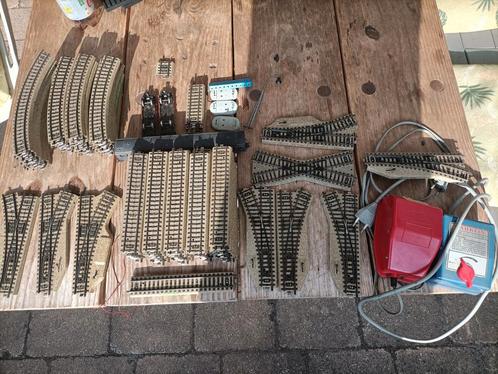 Märklin rails wissels wagonnetjes, Hobby en Vrije tijd, Modeltreinen | H0, Zo goed als nieuw, Rails, Wisselstroom, Märklin, Ophalen of Verzenden