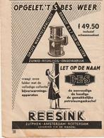 Retro reclame 1956 Reesink BES petroleum gaskachel, Verzamelen, Verzenden, Overige typen