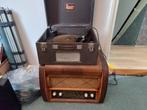 Vintage Trixette Granophone Radio-Grammofoon, Ophalen of Verzenden, Gebruikt, Platenspeler, Overige merken