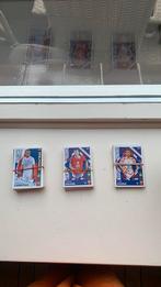 Stapel met voetbalkaartjes van EK 2024, Hobby en Vrije tijd, Stickers en Plaatjes, Ophalen of Verzenden, Zo goed als nieuw, Meerdere plaatjes