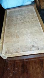 Vintage mahonie kaptafel met drieluik spiegel, Ophalen, Gebruikt, 100 tot 150 cm, Vintage