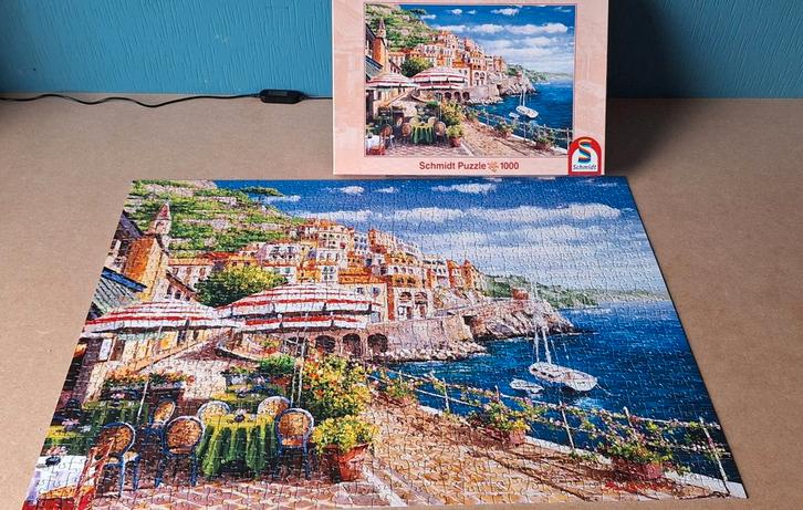 Schmidt puzzel 1000st, Hobby en Vrije tijd, Denksport en Puzzels, Zo goed als nieuw, 500 t/m 1500 stukjes, Ophalen of Verzenden