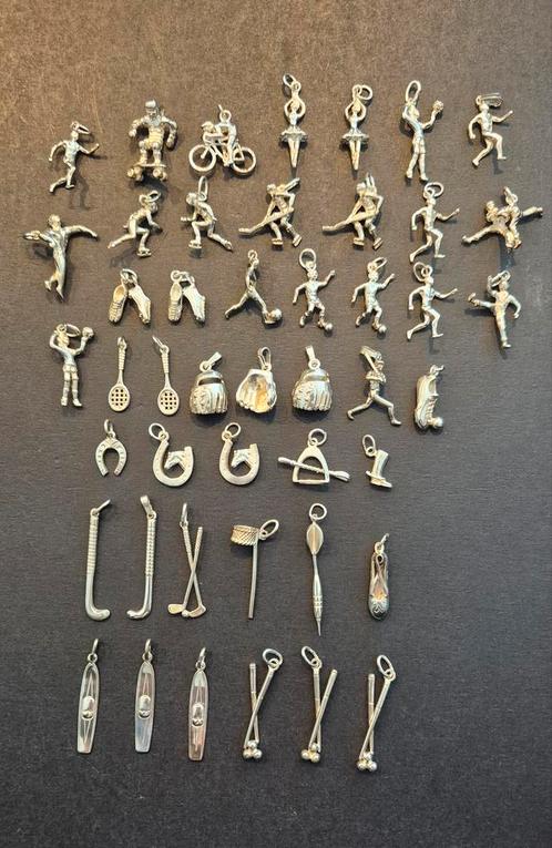 Nieuwe diverse sport bedels– Sterling zilver (925), Sieraden, Tassen en Uiterlijk, Bedels, Nieuw, Overige merken, Zilver, Ophalen of Verzenden