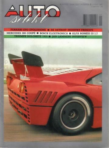 Autoselekt 3 1987 : Alfa Romeo 33 1.7 QV - Ferrari GTO EVO beschikbaar voor biedingen