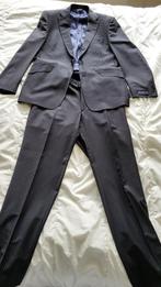 Pak met colbert en broek Frans Molenaar. Maat: 50, Kostuum of Pak, Paars, Maat 46/48 (XL) of groter, Ophalen of Verzenden
