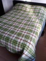 Wollen deken van aabe, Overige maten, Ophalen of Verzenden, Groen, Deken of Dekbed
