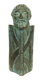 Eric Claus - Sculptuur, 2010 : Kredietcrisis | Aristoteles, Ophalen of Verzenden