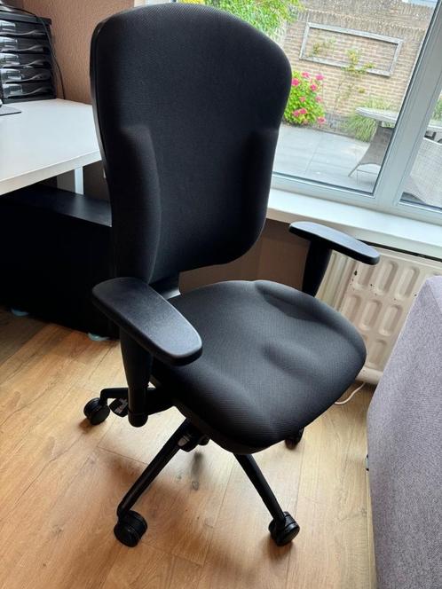 TOPSTAR ergonomisch Bureaustoel Zwart Verstelbare leuningzit, Huis en Inrichting, Bureaustoelen, Zo goed als nieuw, Bureaustoel