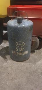 Vintage Esso Petroleum Kan 5 Liter, Antiek en Kunst, Antiek | Emaille, Ophalen of Verzenden