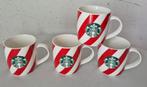 4 Starbucks bekers, Huis en Inrichting, Keuken | Servies, Ophalen, Zo goed als nieuw, Porselein