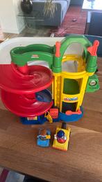 Fisher Price little people garage met 2 auto s en poppetjes, Kinderen en Baby's, Speelgoed | Fisher-Price, Ophalen, Zo goed als nieuw