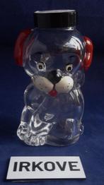 POEDEL EN SPANIEL * 2 GLAZEN FLESJES * Vintage *, Verzenden