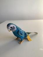 Schattig vintage Steiff parkietje Franzi met knop en vaantje, Verzamelen, Ophalen of Verzenden, Zo goed als nieuw, Overige typen