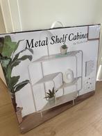 Stalen dressoir kast beige - NIEUW, Huis en Inrichting, Kasten | Dressoirs, Met plank(en), Minder dan 50 cm, Nieuw, Metaal