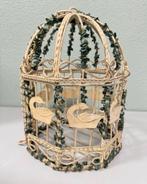 Brocante curiosa Vogelkooi deco decoratie 30x20 cm Groot, Ophalen of Verzenden