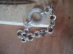 mooie echt zilveren armband zinzi 925 zilver en steentjes, Ophalen of Verzenden, Zo goed als nieuw, Zilver, Zilver