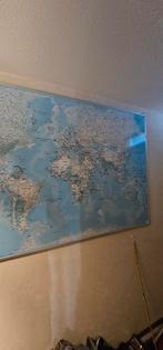 Wereldkaart XXXL 5mm PVC plaat glans, Ophalen, Gelezen, 1800 tot 2000, Landkaart