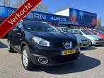 Nissan QASHQAI+2 2.0 Tekna 2e eig Pano Navi trekhaak 6 mnd g, Auto's, Nissan, Euro 5, Gebruikt, Zwart, 7 stoelen