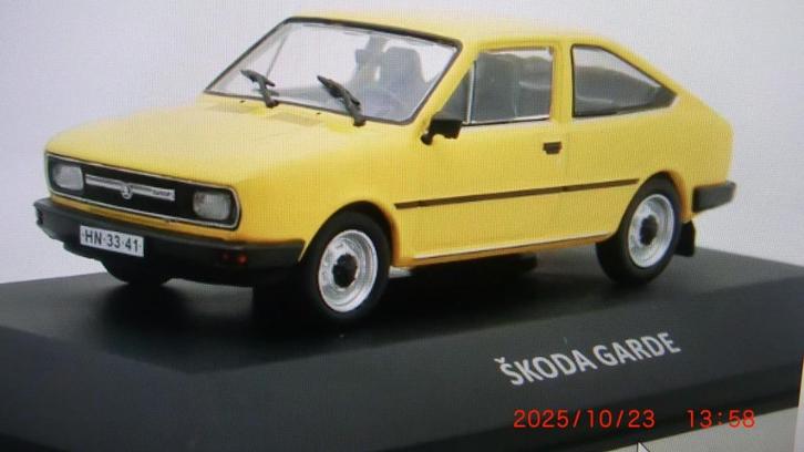 Skoda Garde 1:43, Hobby en Vrije tijd, Modelauto's | 1:43, Nieuw, Auto, Overige merken, Ophalen of Verzenden